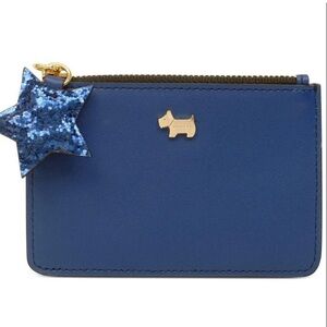 Radley London Blue Cardholder Coin Pouch with Scottie Dog